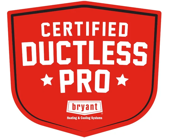 Bryant Certified Ductless Pro badge